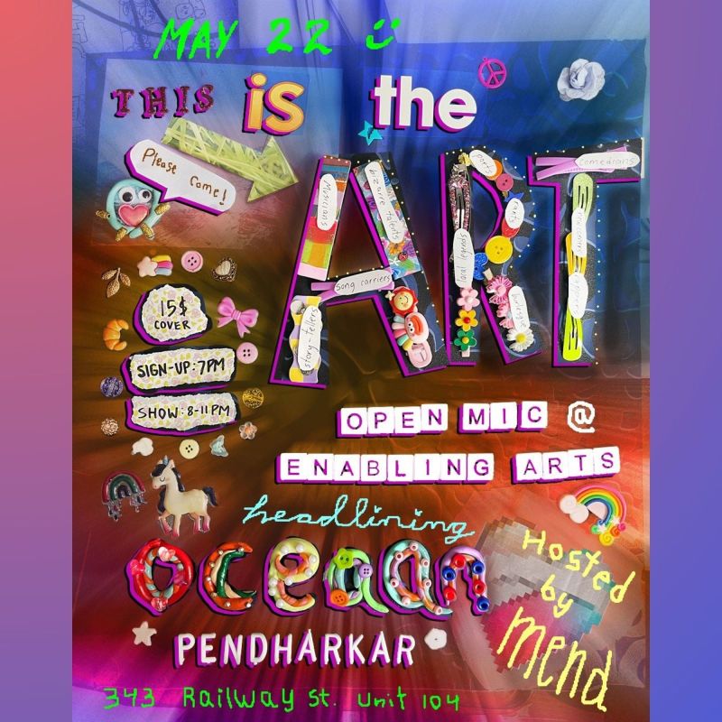 This is The Art: Open Mic in Vancouver at 343 Railway St