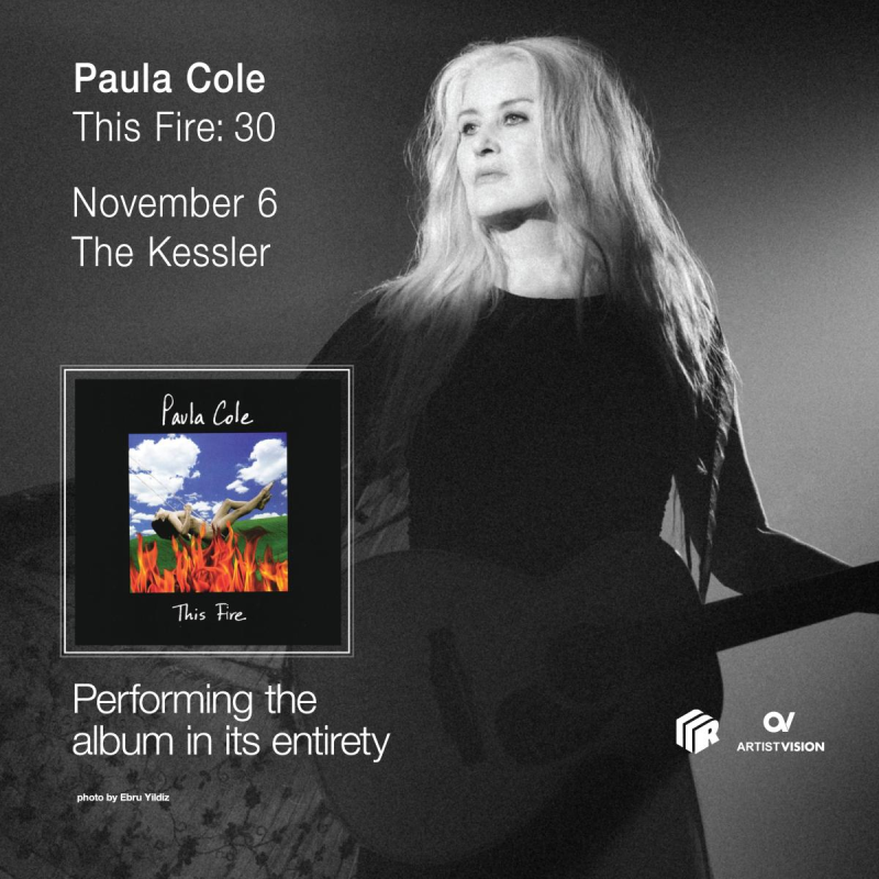 Paula Cole THIS FIRE: 30 with special guest Rett Madison