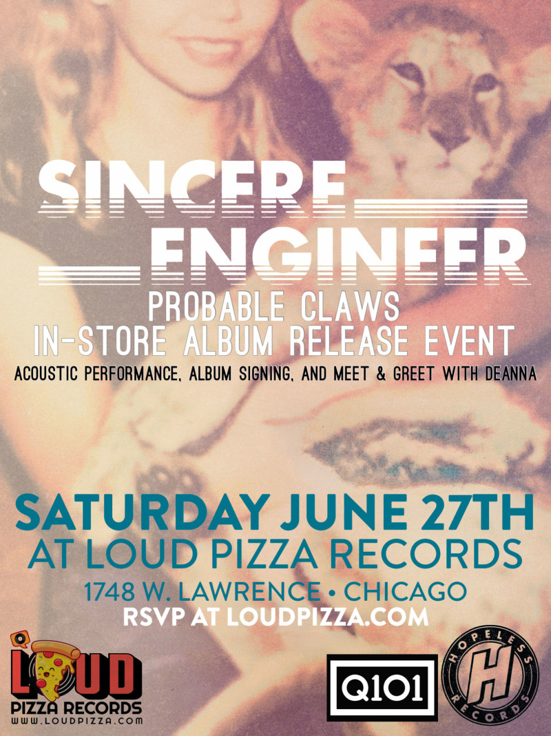 Sincere Engineer In-Store Album Release Event