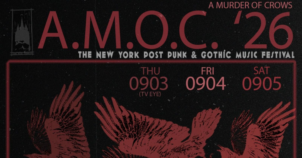 A Murder of Crows 2026 in New York at The Bowery Ballroom