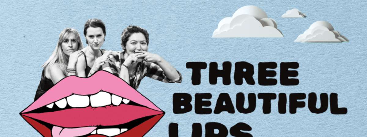 Three Beautiful Lips And Friends