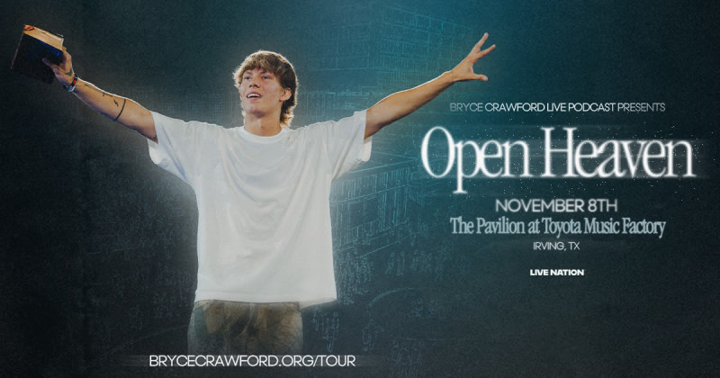 Bryce Crawford: Open Heaven in Irving at The Pavilion at Toyota