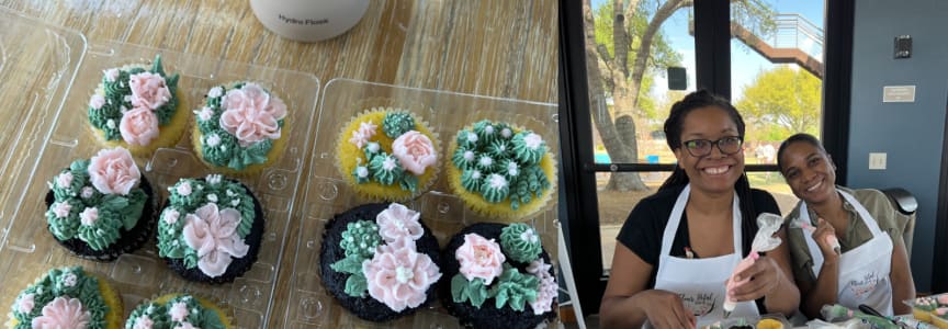 HTX Cake Decorating Experience: Succulent Cupcakes