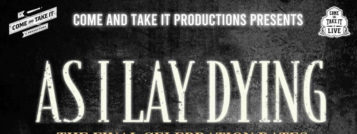 AS I LAY DYING: The Final Dates Celebrating 20 Years of 'Shadows Are Security' - Austin