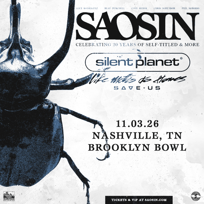 Saosin: 20 Years of Self-Titled, Silent Planet, Like Moths To Flames, Save Us