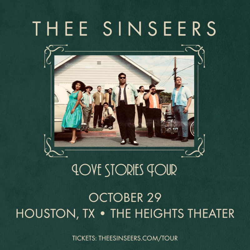 Thee Sinseers: Love Stories Tour with special guests The Charities