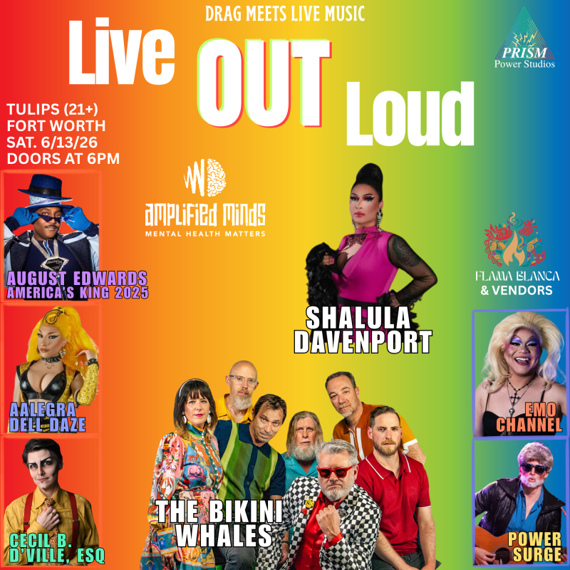 Live OUT Loud in Fort Worth at Tulips FTW