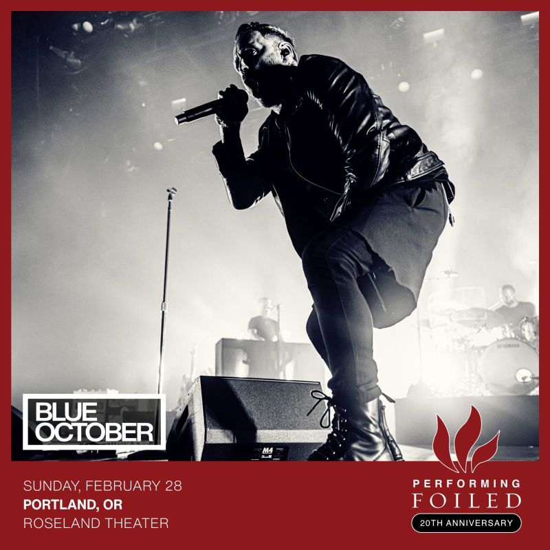 Blue October: Foiled 20th Anniversary World Tour