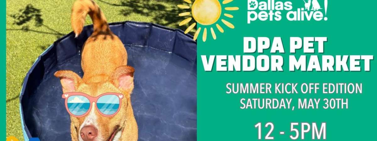 DPA Pet Vendor Market: Summer Kick Off Edition