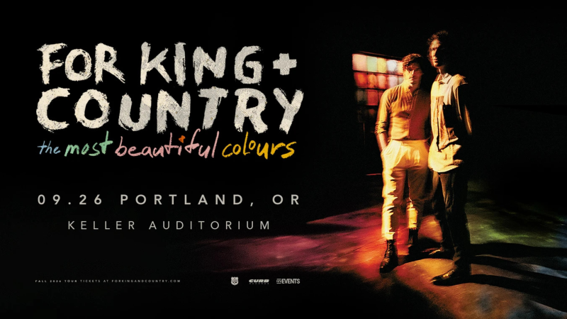 for KING + COUNTRY’s ‘The Most Beautiful Colours’ Tour