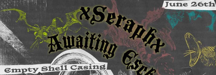 xSeraphx | Awaiting Eschiel | Empty Shell Casing | Rosasharin | Ozone | A New Day | Fifteen Rhema | For Ivadell [PATIO]