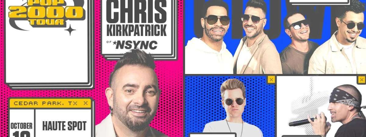 Pop 2000 Tour ft Chris Kirkpatrick of ‘NSYNC, OTOWN, RYAN CABRERA & LFO