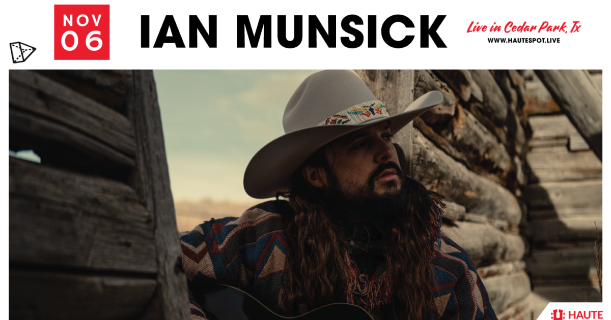 Ian Munsick Austin concert poster