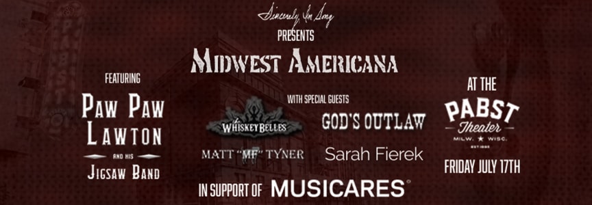 Midwest Americana - Featuring Paw Paw Lawton and his Jigsaw Band, The WhiskeyBelles, God’s Outlaw, Matt “MF” Tyner, and Sarah Fi