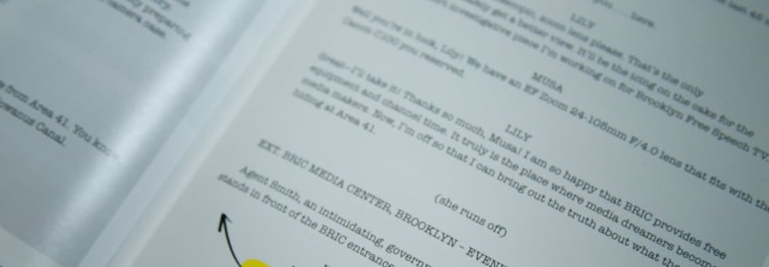 Fundamentals of Screenwriting, in-person