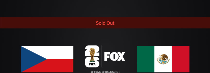 2026 FIFA World Cup™ Czechia vs. Mexico