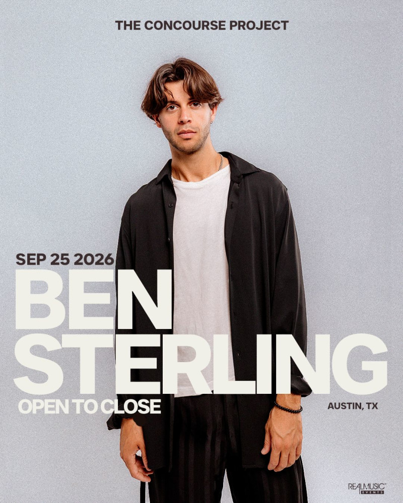 Ben Sterling (Open to Close) at The Concourse Project