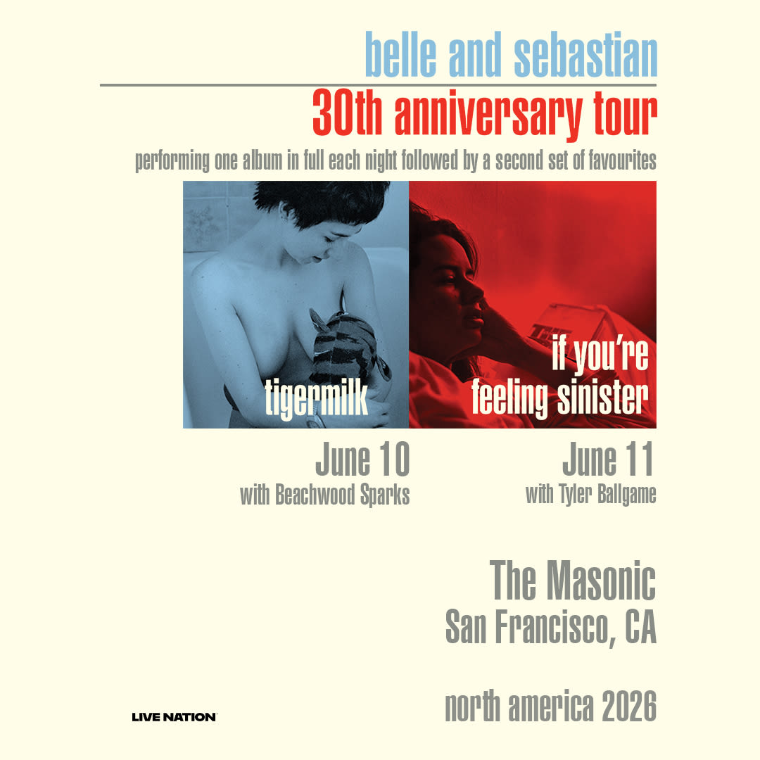 Belle & Sebastian in San Francisco at The Masonic