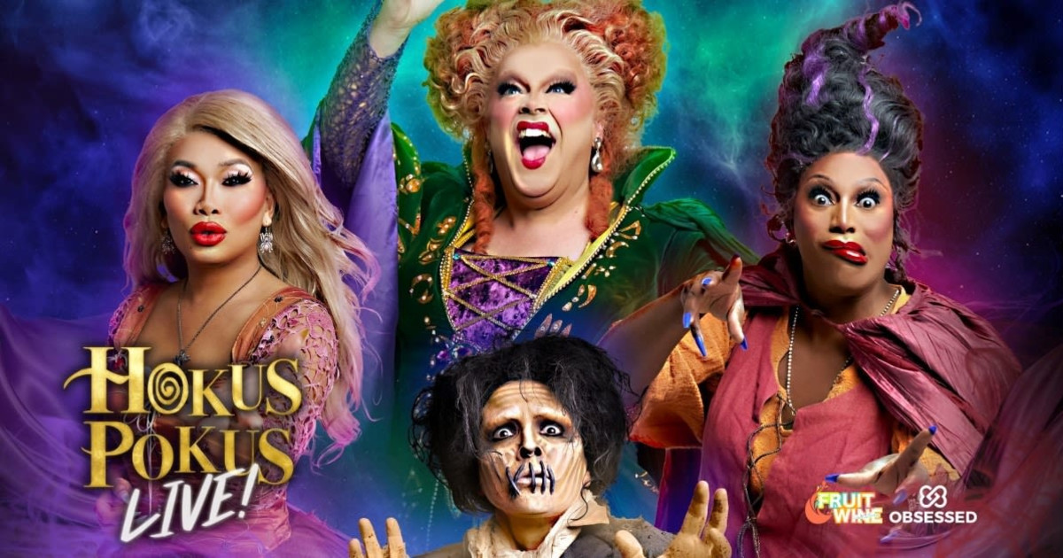Hokus Pokus Live! with Ginger Minj, Jujubee & Sapphira Cristal at The Riviera Theatre