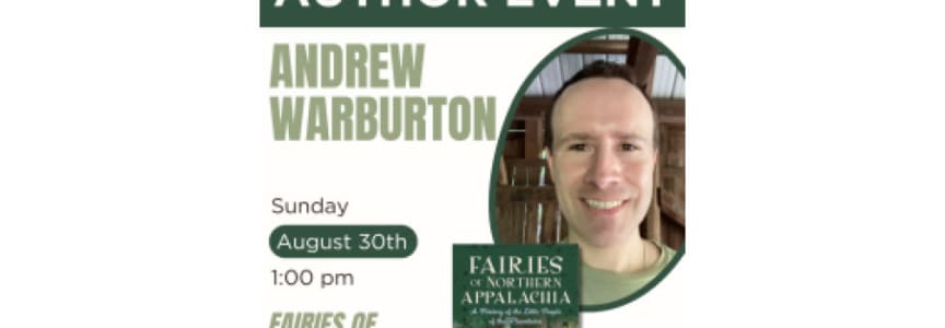 Author Andrew Warburton at Lahaska Bookshop