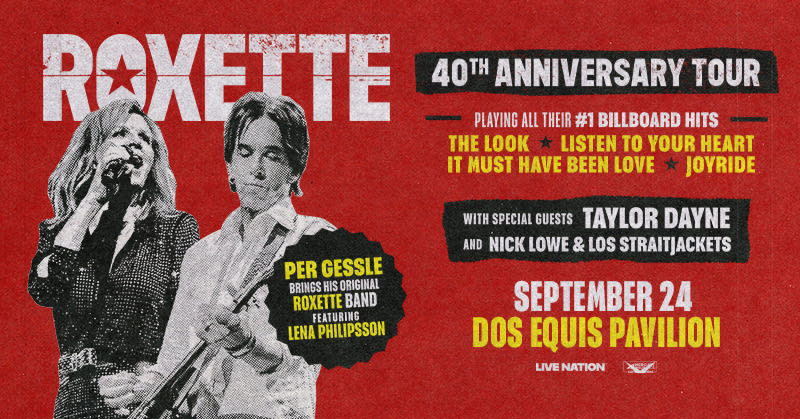 Roxette 40th Anniversary Tour 2026 in Dallas at Dos Equis