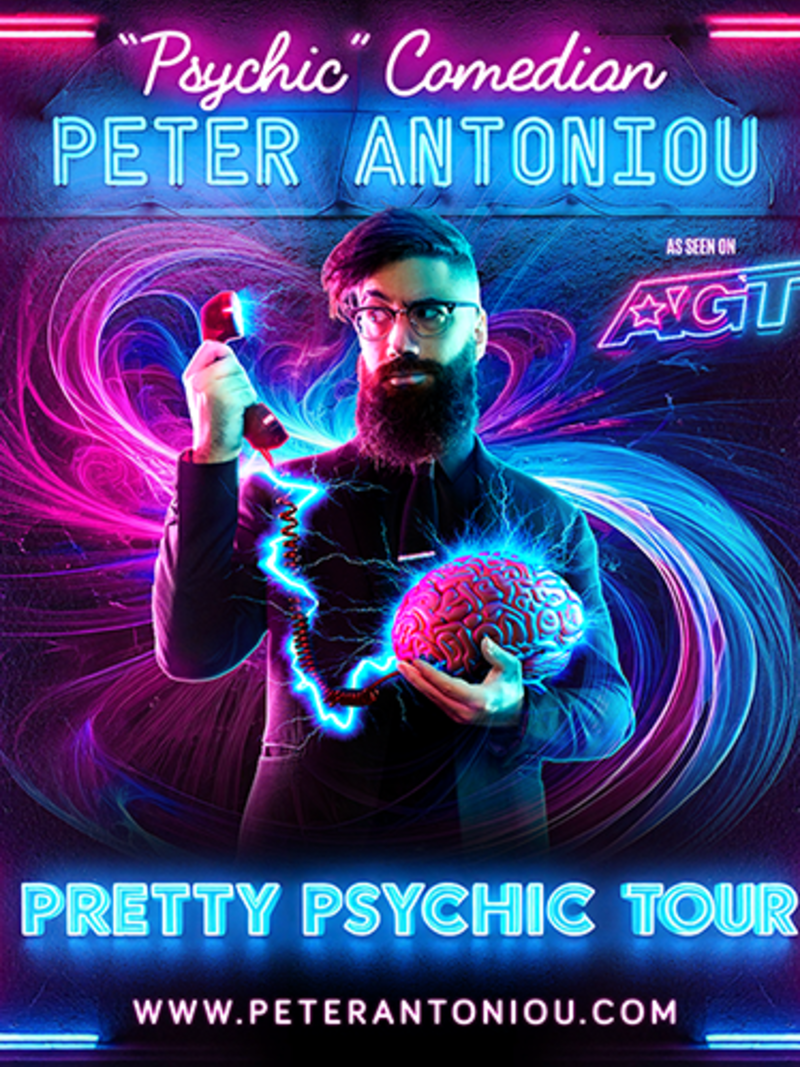 Peter Antoniou Pretty Psychic Tour
