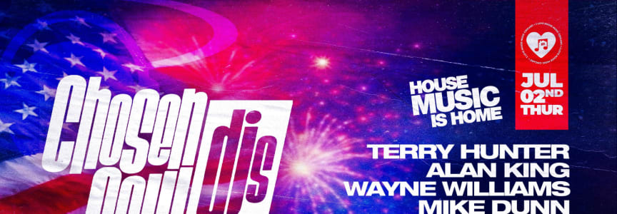 A Chosen Few Djs Event 4th of July Week. House Music is Home.