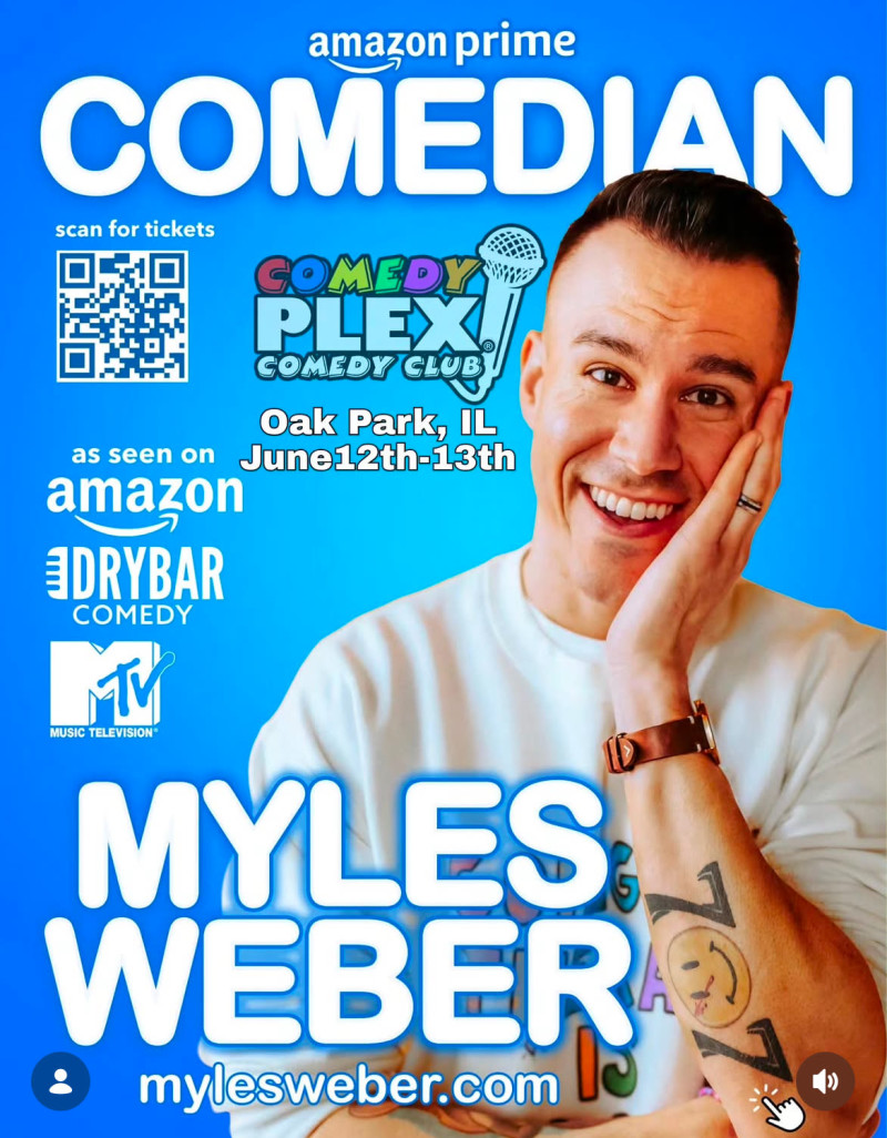 Comedian Myles Weber from Drybar Comedy