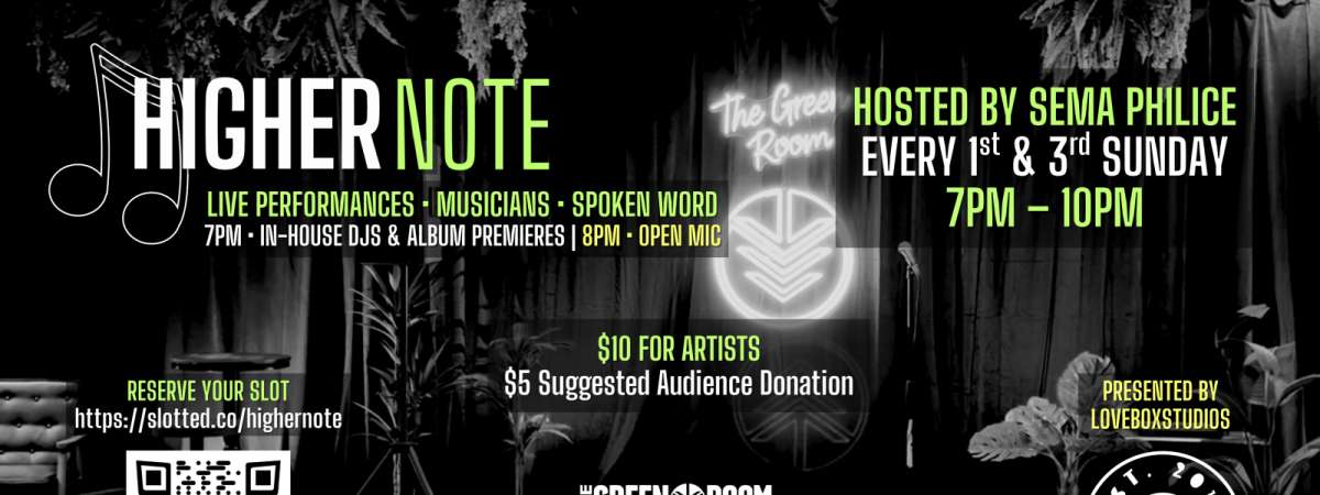 Higher Note Open Mic Night ⋆⁺