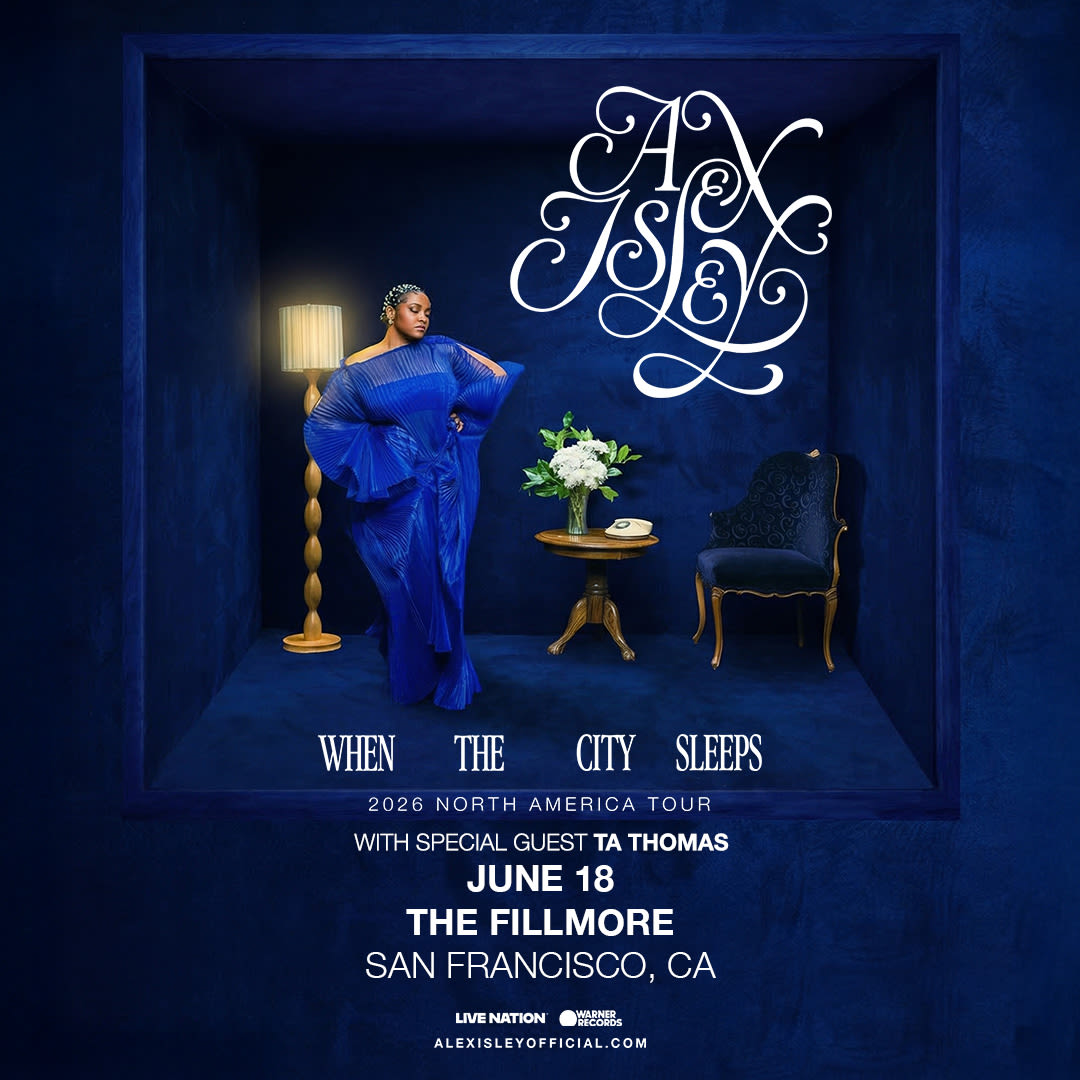 Alex Isley in San Francisco at The Fillmore