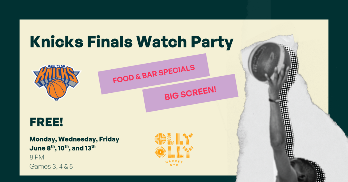 Knicks Watch Party: NBA Finals in New York at Olly Olly Market