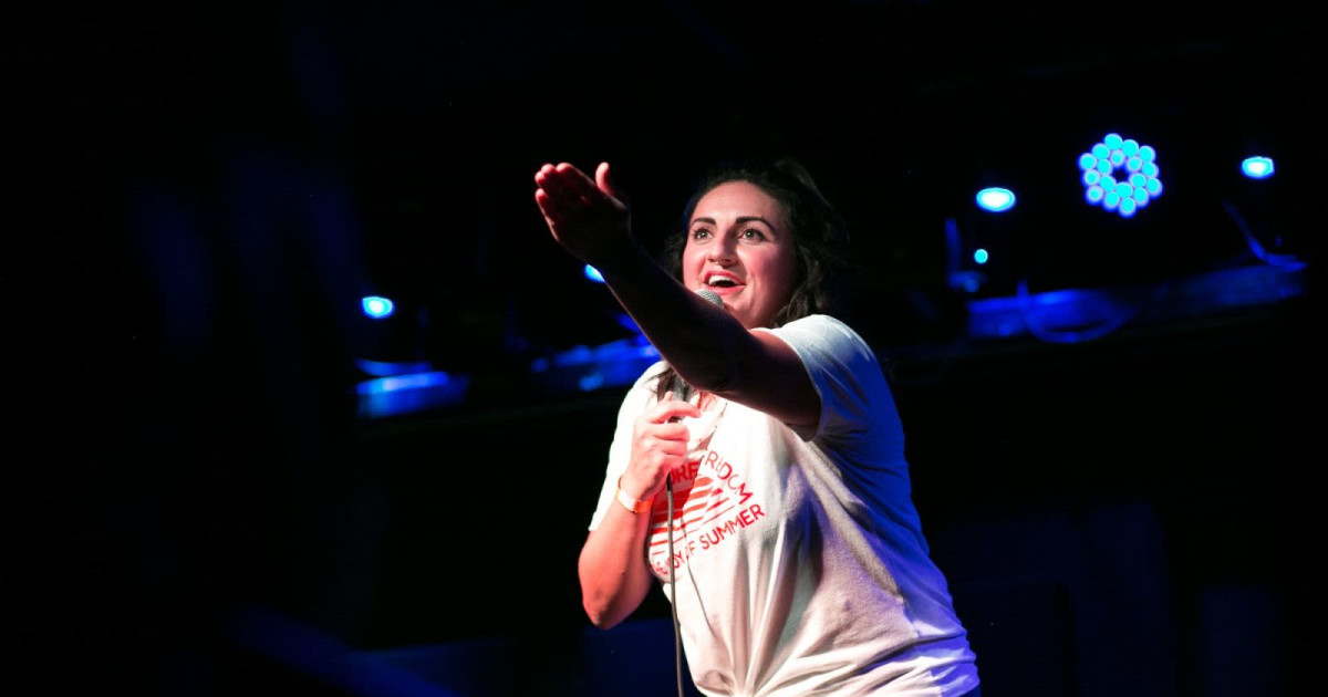 Steph Tolev at Comedy Works Downtown