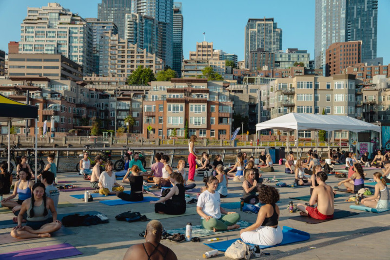 Yoga at Waterfront Park