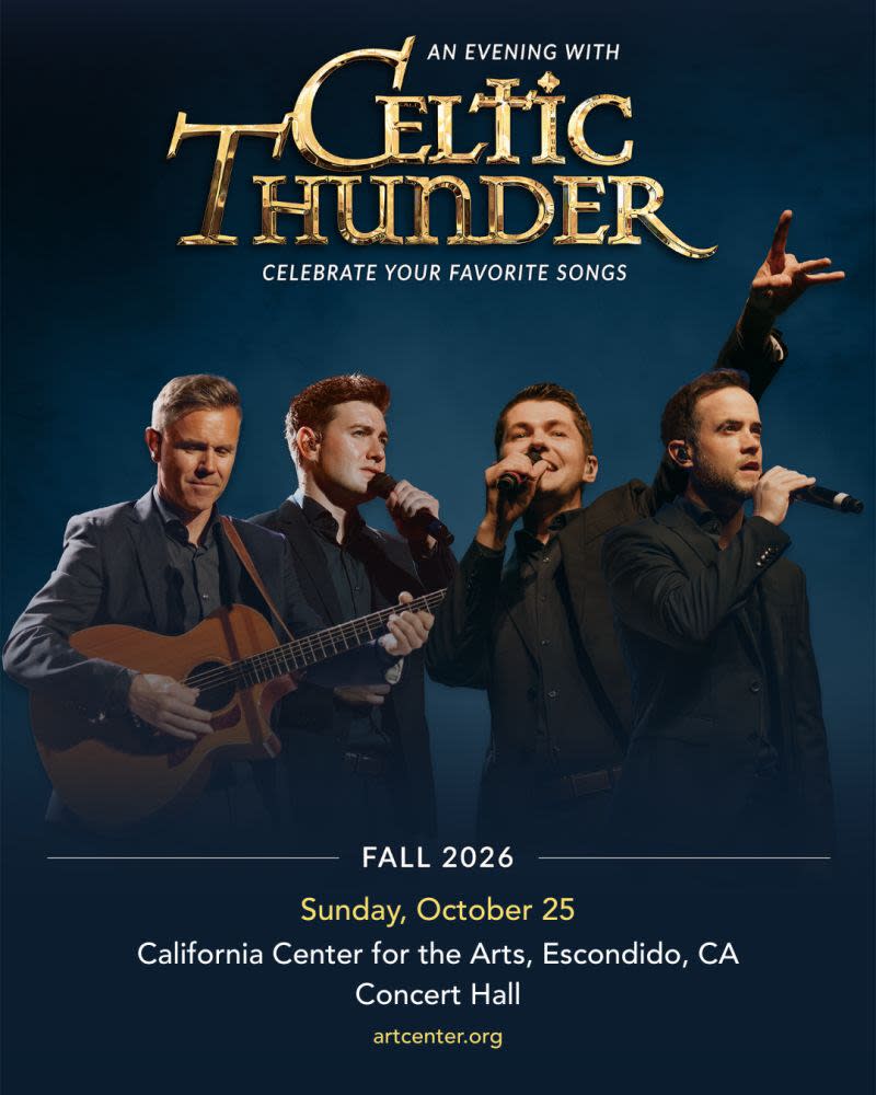 An Evening with Celtic Thunder 2026: Celebrate your Favorite Songs