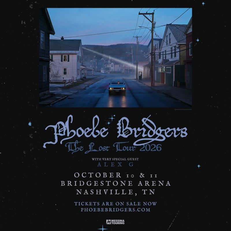 Phoebe Bridgers: The Lost Tour 2026 | SOLD OUT with very special guest Alex G