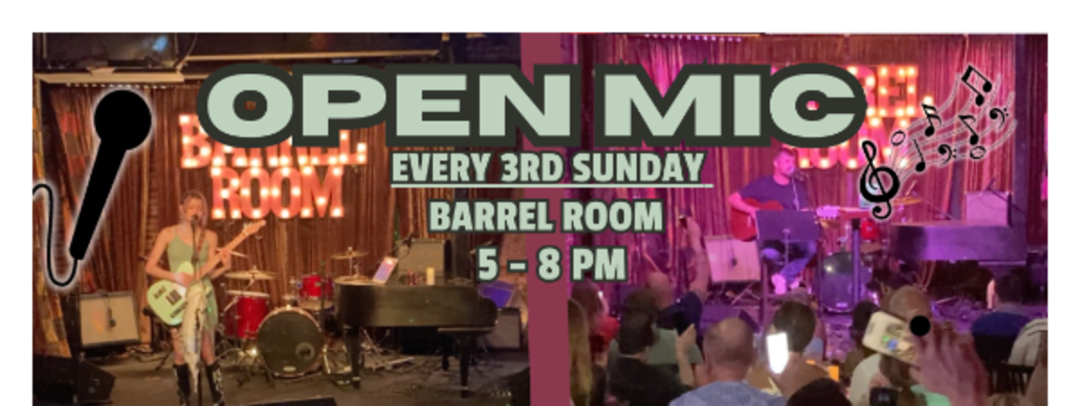 Open Mic at The Barrel Room!