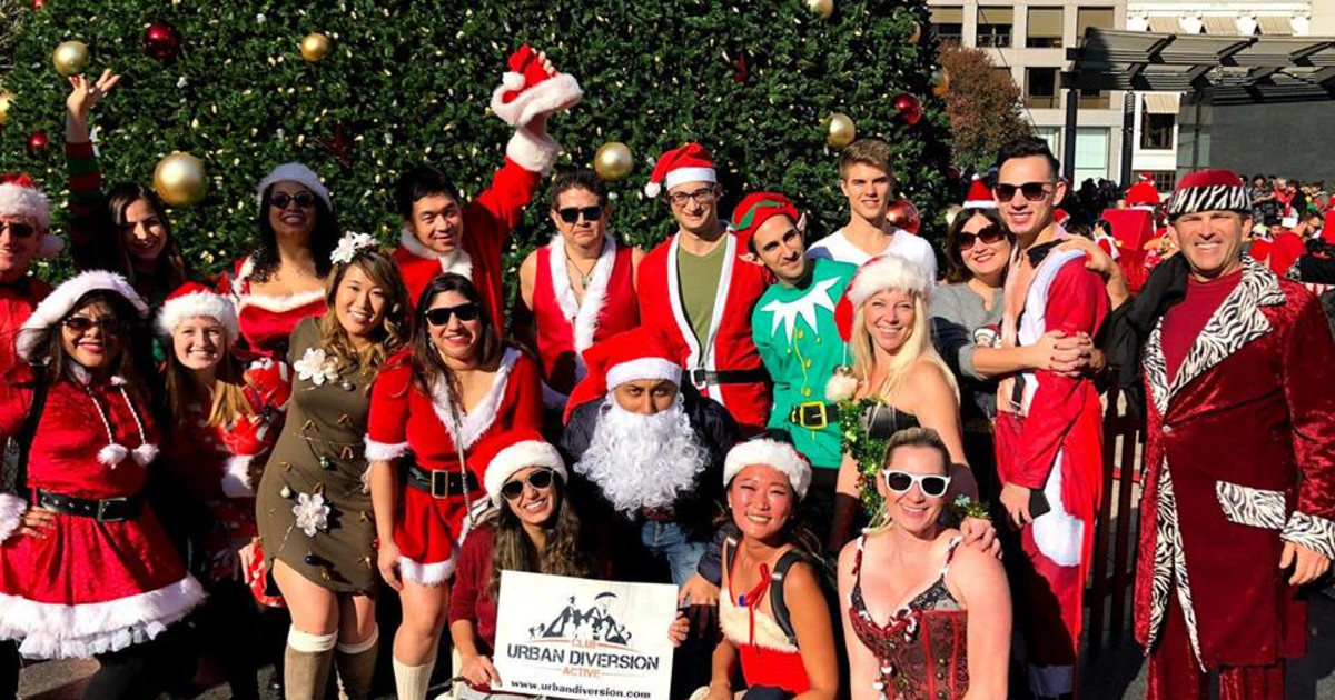 Santacon Bad Santa Bar Crawl In San Francisco At San Francisco Santacon Bad Santa Bar Crawl In San Francisco At San Francisco