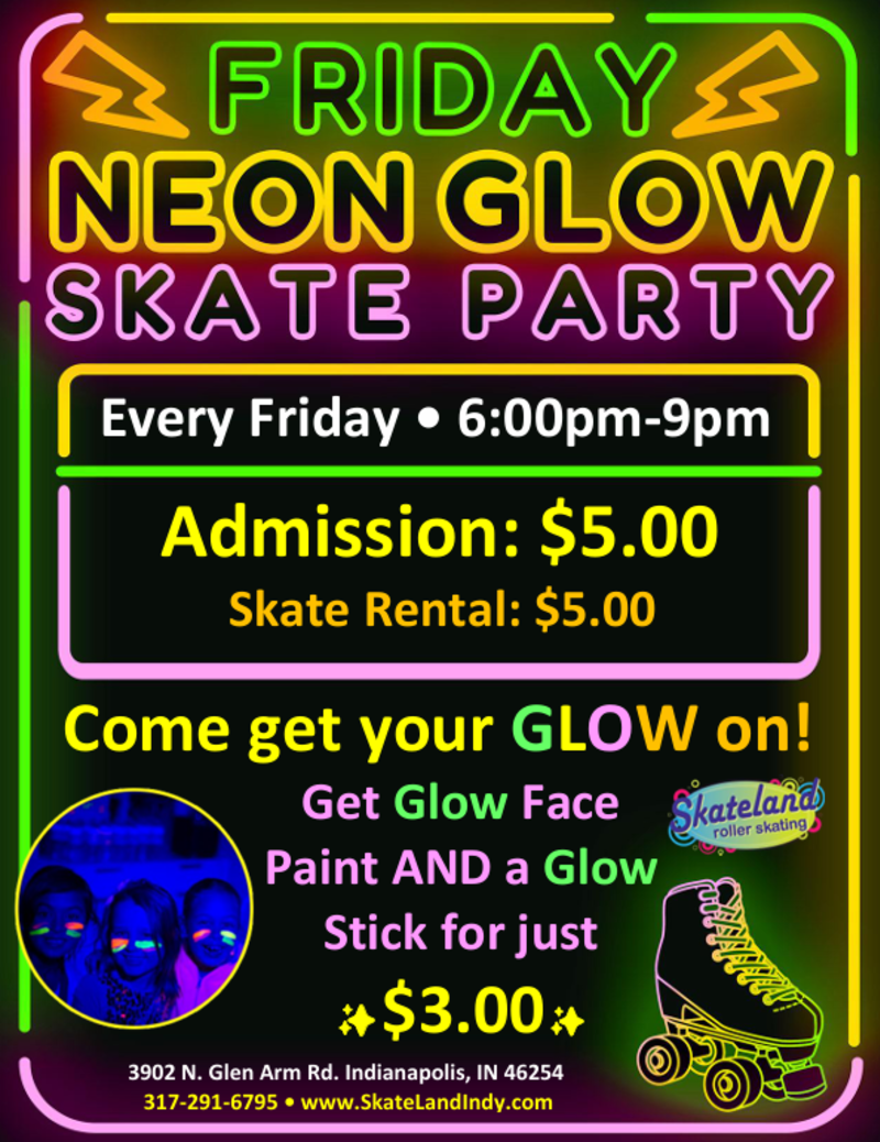 Family Neon Glow Skate