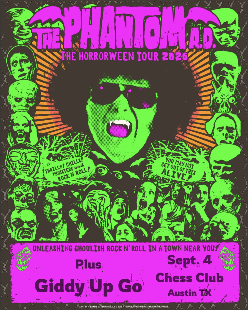 THE HORRORWEEN TOUR: The Phantom A.D. /  Giddy Up Go