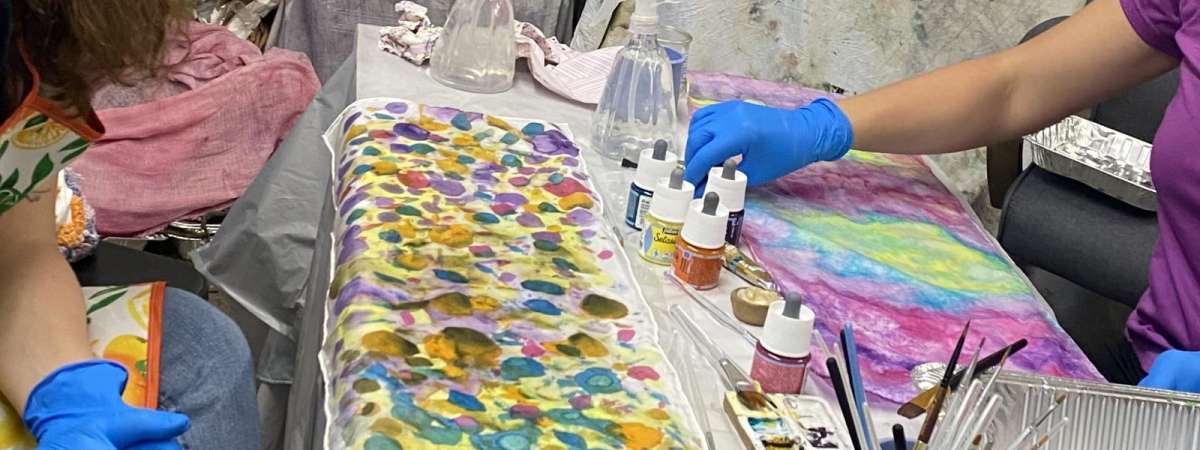 Silk Painting with Setasilk Paints