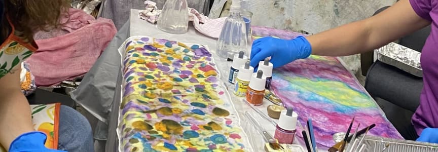 Silk Painting with Setasilk Paints