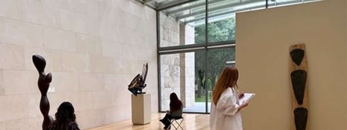 Sketching Tour of ‘Roy Lichtenstein In The Studio'