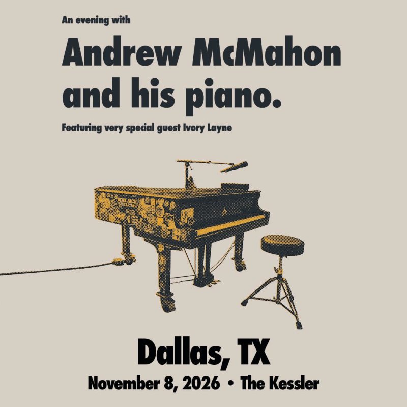 An evening with Andrew McMahon and his piano