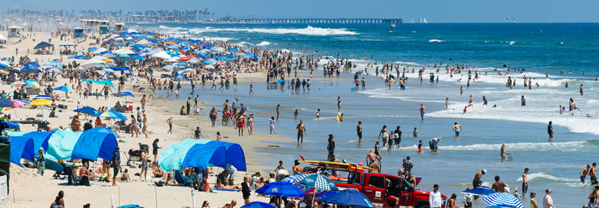 Music Stage at the US Open of Surfing Ft. Local Natives, Arcy Drive flyer