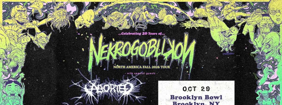 20 Years of Nekrogoblikon with Special Guests Aborted