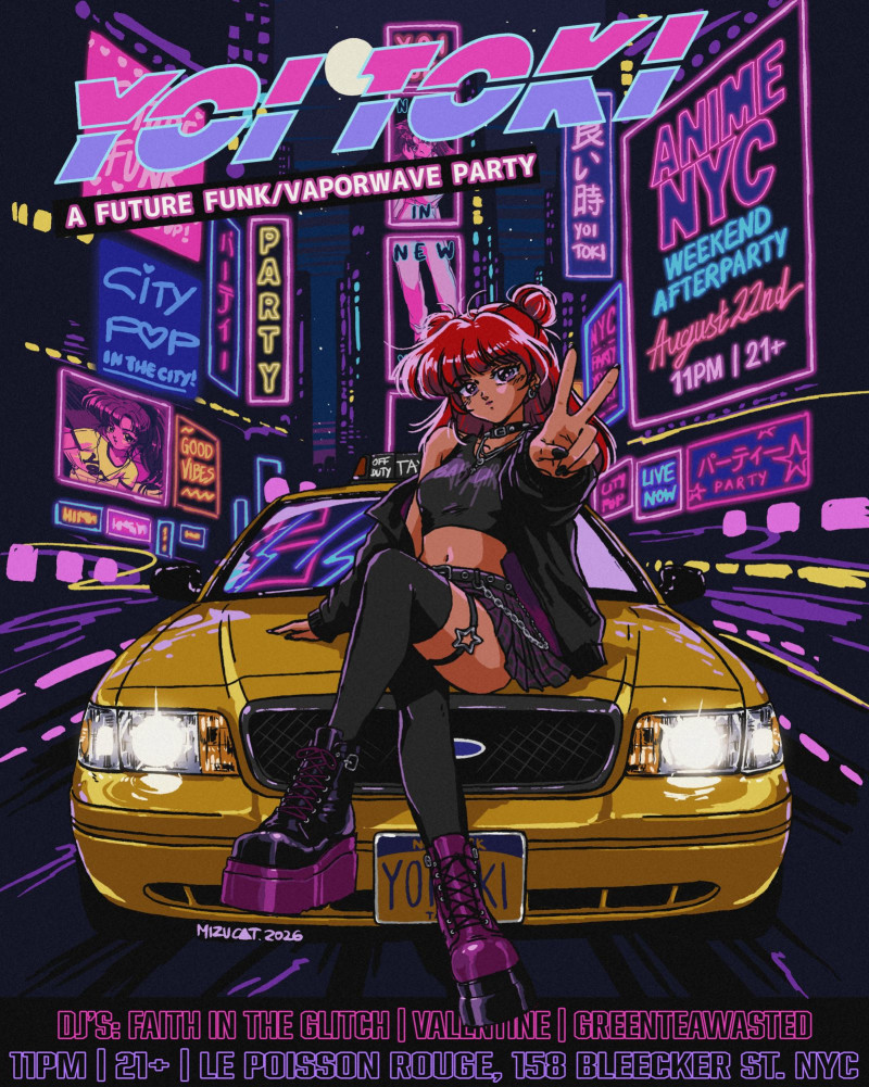 Yoi Toki A Future Funk Anime Weekend Afterparty