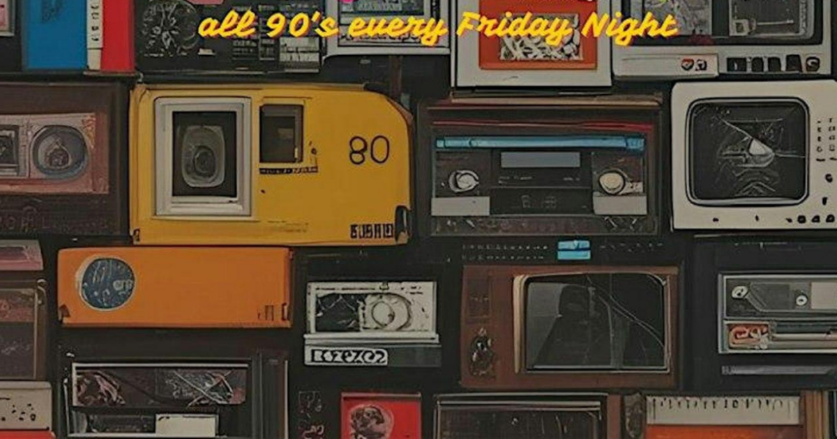 90's Night Austin concert poster