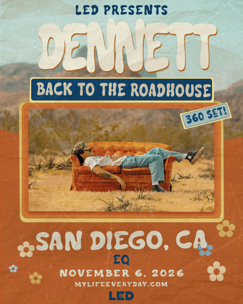 LED presents DENNETT [In The Round] Back to the Roadhouse Tour at EQ