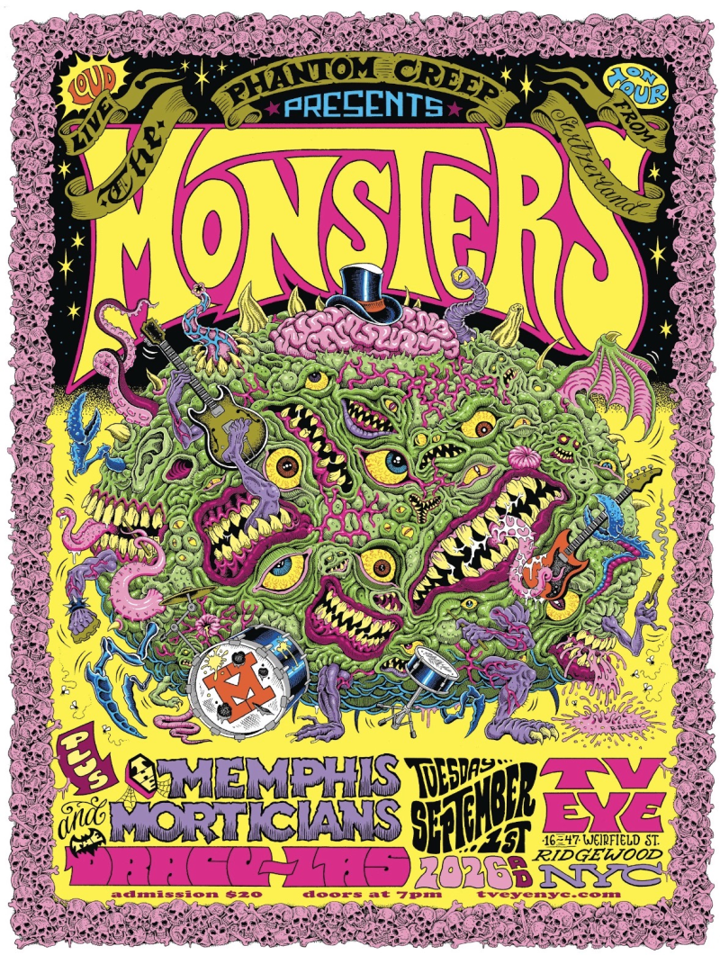 The Monsters, The Memphis Morticians, The Dracu-Las
