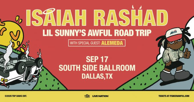 ISAIAH RASHAD: Lil Sunny's Awful Road Trip
